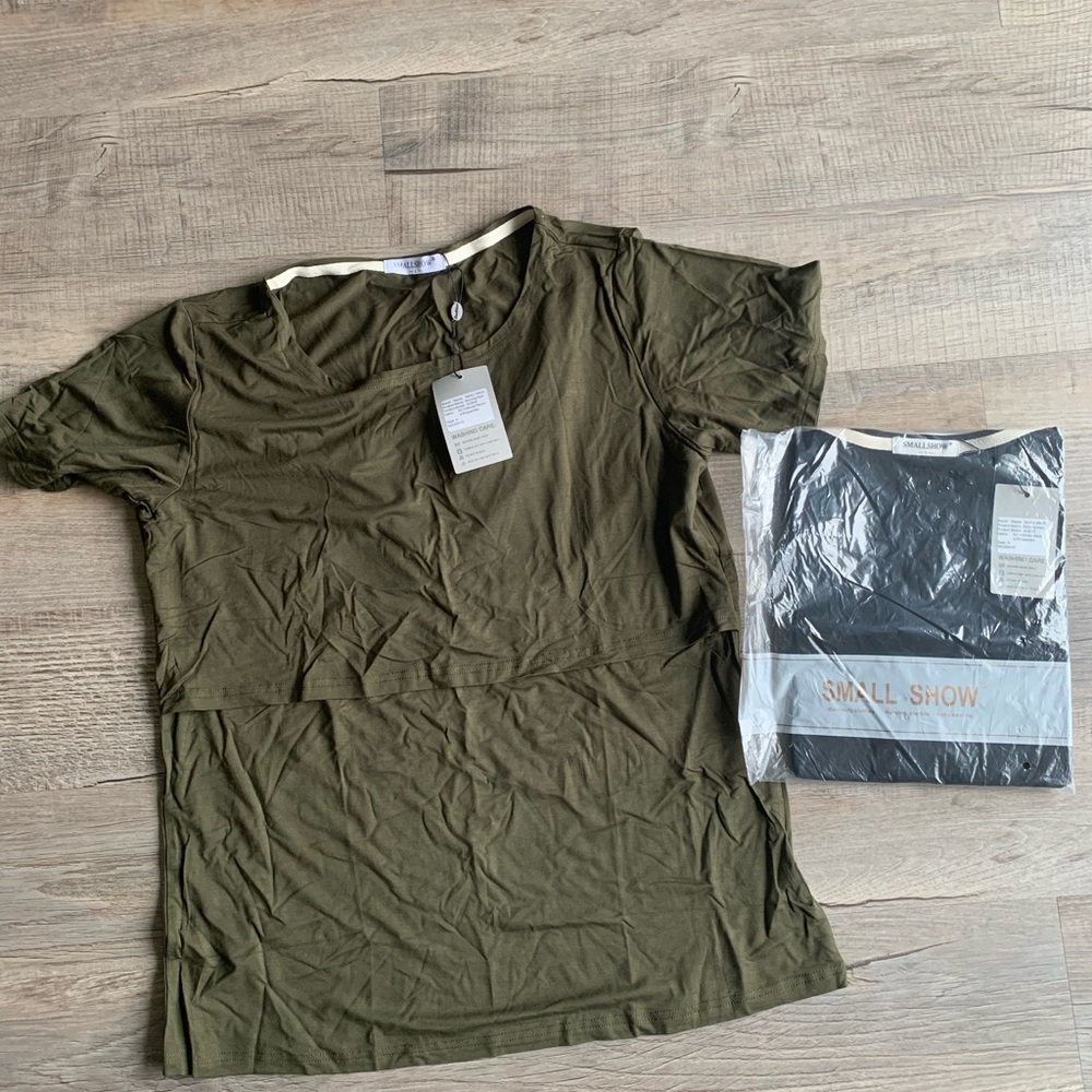 2 Maternity shirts
